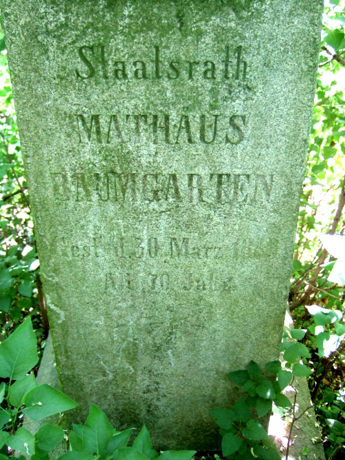 Baumgarten, Mathus 