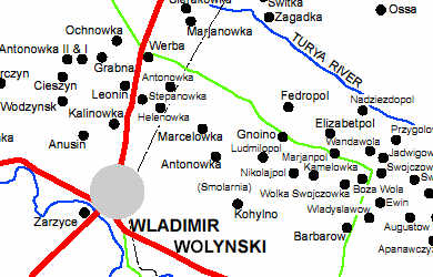 Gebiet um Wladimir Wolynsk